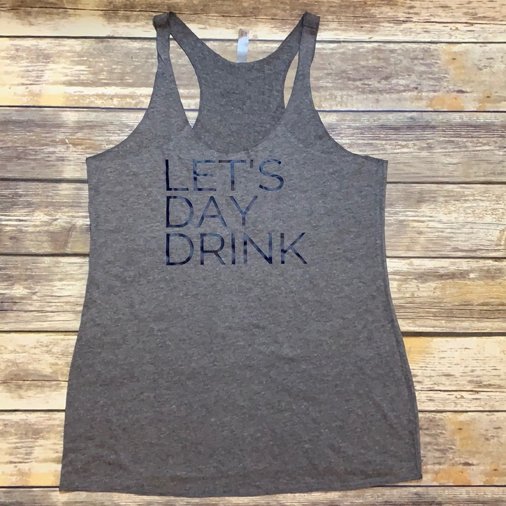 Let’s Day Drink Women’s Racer Back Tank Top